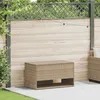 Image de Coffre à coussins dextérieur - VIDAXL - 100x55x555 cm - Beige - Résine tressée - Structure acier