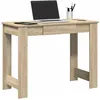 Image de vidaXL Bureau chêne sonoma 100x45x75 cm bois dingénierie 860429
