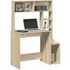 Image de vidaXL Bureau avec étagères chêne sonoma 100x45x140 cm 860438