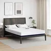 Image de Matelas en mousse à mémoire de gel - vidaXL - 160x200 cm - Blanc et Bleu - Infusé au gel - Confort moderne