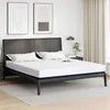 Image de Matelas en mousse infusée de gel - vidaXL - 180x200 cm - Blanc et Bleu - Confort infusé au gel - Soutien ferme - Durable