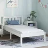 Image de Matelas en mousse avec couche de noix de coco - vidaXL - 160x80x105 cm - Blanc - Mousse PU - Confort moyennement ferme