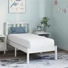 Image de Matelas à ressorts ensachés - vidaXL - 60x120 cm - Blanc - Couche de noix de coco - Mousse confortable