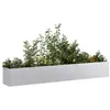 Image de vidaXL Jardinière 280x40x40 cm acier galvanisé pot de fleurs support de plantes lit surélevé support de jardinière 860694