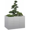Image de vidaXL Jardinière 120x80x80 cm acier galvanisé pot de fleurs support de plantes lit surélevé support de jardinière 860792
