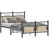 Image de vidaXL Cadre de lit sans matelas chêne sonoma 120x190 cm 4106807
