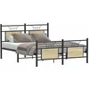 Image de vidaXL Cadre de lit sans matelas chêne sonoma 140x200 cm 4106811