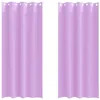 Image de Rideaux occultants modernes - vidaXL - Violet - 245x140 cm - Polyester - Occultation 80%-90% - Design à tissage triple