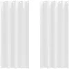 Image de Rideaux occultants modernes - vidaXL - Blanc pur - 245x140 cm - Occultation 80%-90% - Polyester - Tissage triple