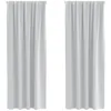 Image de Rideaux occultants modernes - vidaXL - Gris pâle - 260x140 cm - Occultation 80%-90% - Polyester