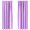 Image de Rideaux occultants - vidaXL - Violet - Polyester - 245x140 cm - Lot de 2 - Anti-plis - Faciles à entretenir