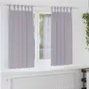 Image de Rideau - double rideaux Vidaxl Rideaux occultants avec anneaux 2 pcs Gris métal 175 x 140 cm