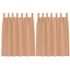 Image de Rideaux occultants modernes - vidaXL - 140x140 cm - Marron clair - Occultation 80%-90% - Polyester