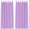 Image de Rideaux occultants - vidaXL - Violet - Polyester - 260x140 cm - Lot de 2 - Occultation totale - Facile à manipuler