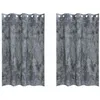 Image de Rideaux en velours occultants - vidaXL - Gris argenté - 175x140 cm - Lot de 2 - Obscurcissement total
