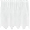 Image de Rideau en dentelle - vidaXL - Blanc - Polyester - 80x150 cm - Filtrant la lumière - Panneaux de confidentialité