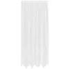 Image de Rideau en dentelle - vidaXL - Blanc - Polyester - 200x150 cm - Filtrant la lumière - Occultant - Lavable en machine