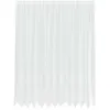 Image de Rideau en dentelle - vidaXL - Blanc - Polyester - 240x300 cm - Filtrant la lumière - Léger - Lavable en machine à 40°C
