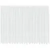 Image de Rideau en dentelle floral - vidaXL - Blanc - 240x500 cm - Polyester - Filtrant la lumière - Installation flexible