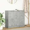 Image de vidaXL Buffet gris béton 85x34x76 cm bois dingénierie meuble de rangement meuble de rangement de cuisine meuble de 861628