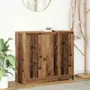 Image de vidaXL Buffet vieux bois 85x34x76 cm bois dingénierie meuble de rangement meuble de rangement de cuisine meuble de 861632