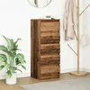 Image de vidaXL Buffet avec tiroirs vieux bois 375x35x99 cm bois dingénierie meuble de rangement armoire de buffet meuble 861767