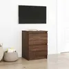 Image de Meuble TV chêne marron 40x35x54 cm bois d ingénierie