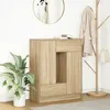 Image de vidaXL Buffet avec tiroirs et portes chêne sonoma 73x31x90 cm meuble de rangement armoire de buffet meuble dentrée 861852