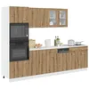 Image de vidaXL Ensemble de 7 meubles de cuisine Lyon en chêne artisanal 3328572