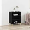 Image de vidaXL Buffet Chêne noir 57 x 35 x 70 cm Bois dingénierie 862043