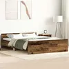 Image de vidaXL Cadre de lit sans matelas vieux bois 140x190 cm bois ingénierie 3328778