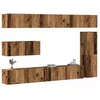 Image de vidaXL Ensemble de meuble TV mural 7 pcs vieux bois bois dingénierie 3329213