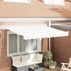Image de vidaXL Toile de rechange pour auvent Blanc 35 x 25 m Polyester 42000573
