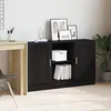 Image de vidaXL Buffet Chêne noir 120 x 305 x 70 cm Bois dingénierie 862521