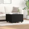 Image de Table basse - Chêne noir - 60x60 cm - Bois reconstitué - Design contemporain
