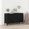 Image de vidaXL Buffet Chêne noir 100 x 36 x 60 cm Bois dingénierie 862762