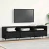 Image de Meuble tv - meuble hi-fi Vidaxl Meuble TV Chêne noir 150 x 30 x 445 cm Bois dingénierie
