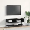 Image de Meuble TV - Chêne Noir - 100x35x45 cm - Bois dingénierie - Style Contemporain