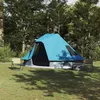 Image de Tente Familiale Tipi Bleue 6 Personnes Étanche