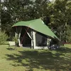Image de Tente - Tipi verte - 10 personnes - Imperméable - 508 x 470 x 300 cm