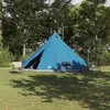 Image de Tente Familiale - Tipi Bleue - Imperméable - 12 Personnes - 560x560x300 cm