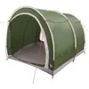 Image de Tente de rangement pour vélos - vidaXL - Vert - 256x222x182 cm - Imperméable - Résistant au feu - Résistant au vent