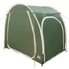 Image de Tente de rangement pour vélos - vidaXL - 218x156x180 cm - Vert - Étanche - Résistant au feu - Résistant au vent