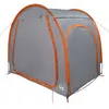 Image de Tente de rangement pour vélos - vidaXL - Gris et Orange - 218x156x180 cm - Étanche - Résistant au feu
