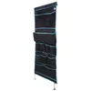 Image de Sac de rangement pour tente - vidaXL - 161x58.5 cm - Noir et bleu - Tissu Oxford - Résistant à lusure