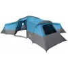 Image de Tente familiale de camping - vidaXL - Bleu - 833x585x216 cm - Taffetas imperméable - 16 personnes - 2 portes
