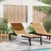 Image de Transat - vidaXL - 4010620 - Bois dacacia massif - Dossier ajustable - 200x55x35 cm