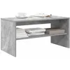 Image de vidaXL Meuble TV Gris cement 80 x 40 x 40 cm Aggloméré unité TV console TV banc TV meuble de télévision meuble 859112