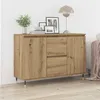 Image de vidaXL Buffet Chêne artisanal 101 5 x 35 x 70 cm Bois dingénierie 862146