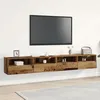 Image de Meubles TV 2 pcs Bois Vieilli 100x30x30 cm Bois d Ingénierie